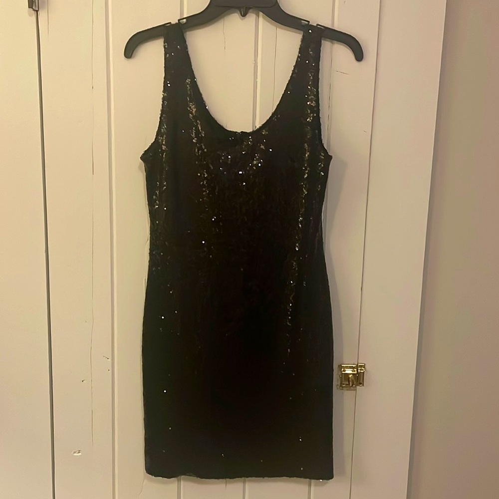 Rue21 Black Sequin Bodycon Dress